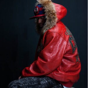 Chi Town Pelle Pelle Red Leather Jacket