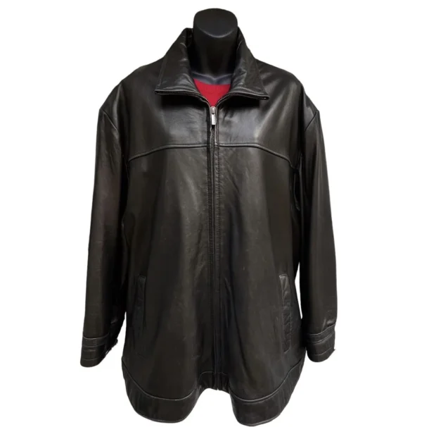 Pelle Pelle 1986 Black Leather Coat