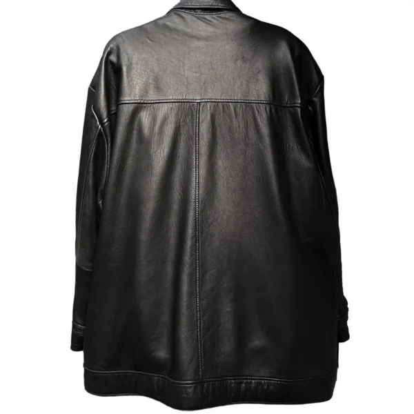 Pelle Pelle Black Leather Coat