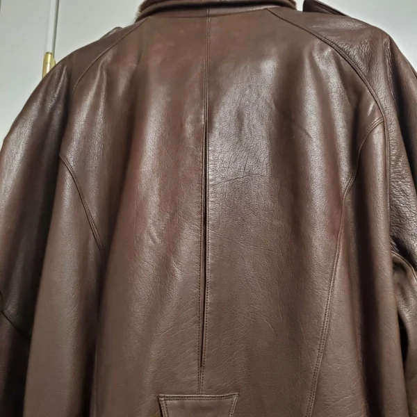 Pelle Pelle Marc Brown Leather Coat