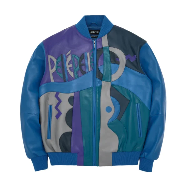 Pelle Pelle Picasso Plush Blue Jacket