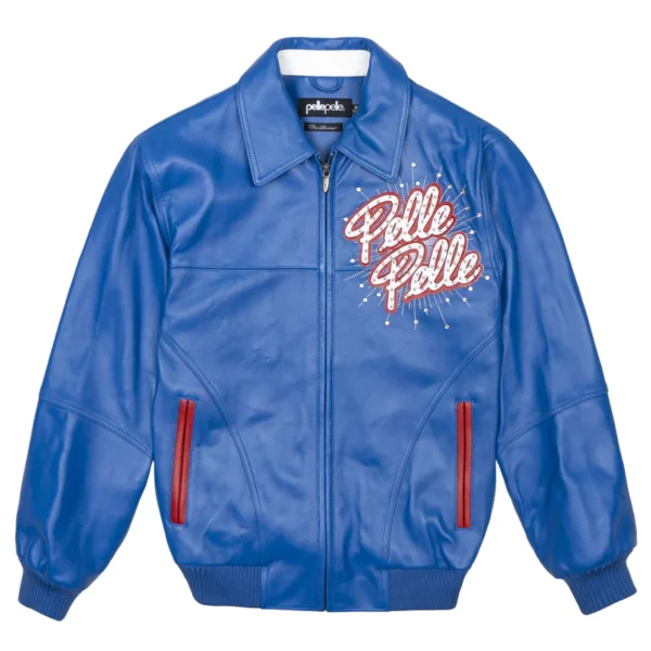 Pelle Pelle World Famous Soda Club Blue Jacket