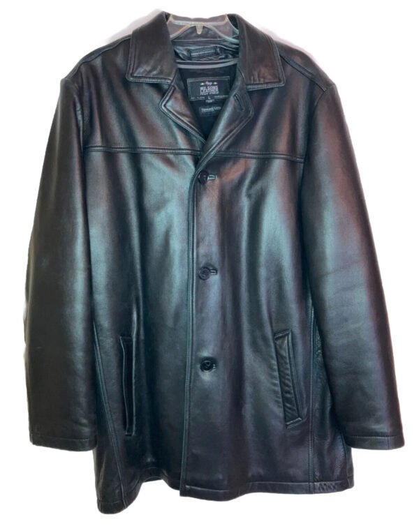 Pelle Pelle x Marc Buchanan Black Leather Coat