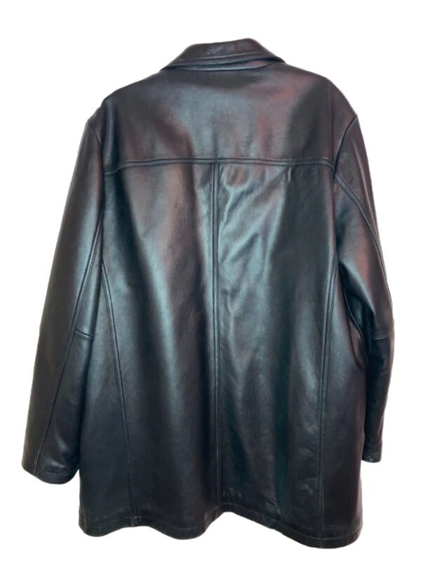 Pelle Pelle x Marc Buchanan Black Leather Coats