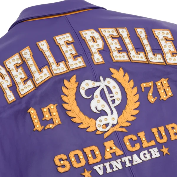 Pelle Pelle 1978 Soda Club Arches Vintage Purple Jacket
