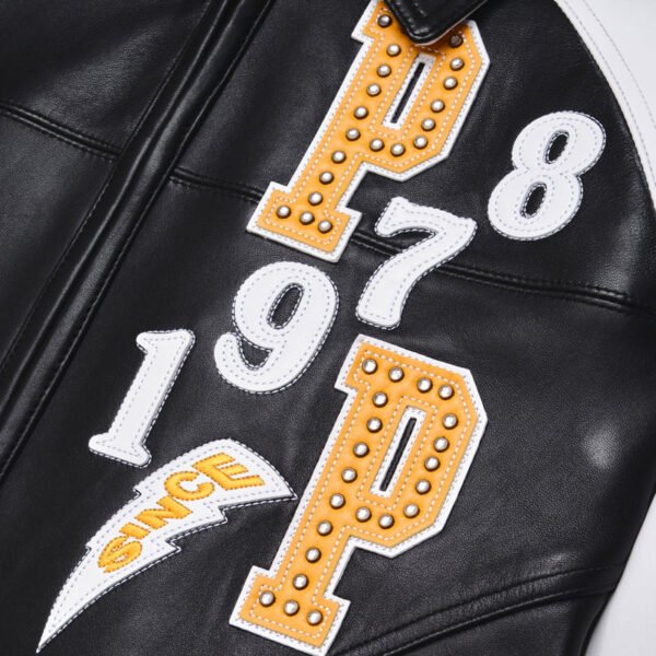 Pelle Pelle 1978 Soda Club Tiger Black Leather Jacket