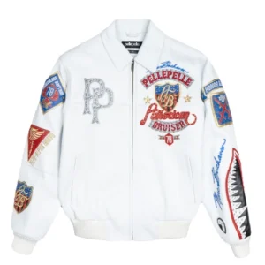 Pelle Pelle American Bruiser Plush White Jacket