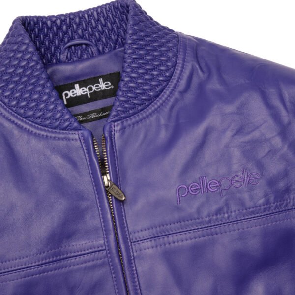 Pelle Pelle Basic Burnish Purple Leather Jacket