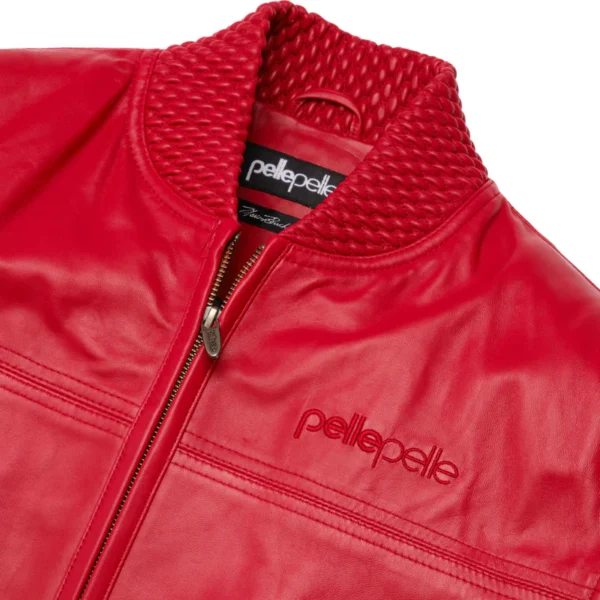 Pelle Pelle Basic Burnish Red Leather Jacket