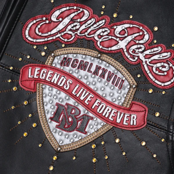 Pelle Pelle Legends Live Forever Black Leather Jacket
