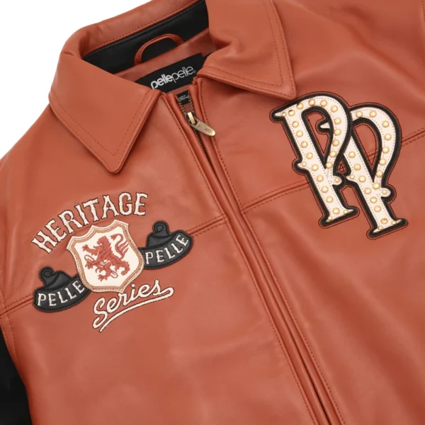 Pelle Pelle Soda Club Heritage Series Caramel Leather Jacket