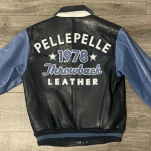 Pelle Pelle 1978 Blue Throwback Leather Jacket