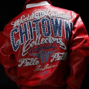 Pelle Pelle Red Chi Town Leather Jacket